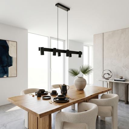 Brilagi - SELE Cable Pendant Light 6x GU10/30W/230V Black