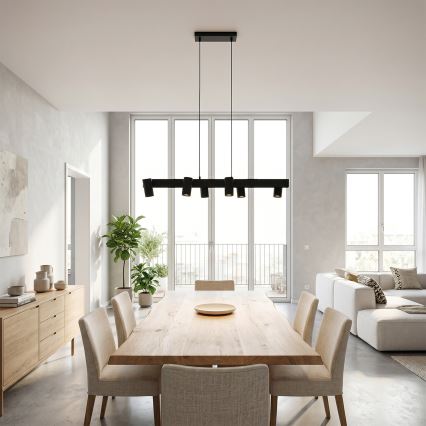 Brilagi - SELE Cable Pendant Light 6x GU10/30W/230V Black