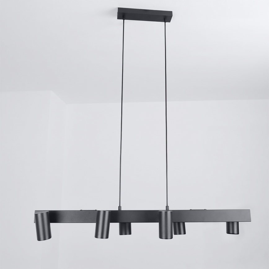 Brilagi - SELE Cable Pendant Light 6x GU10/30W/230V Black