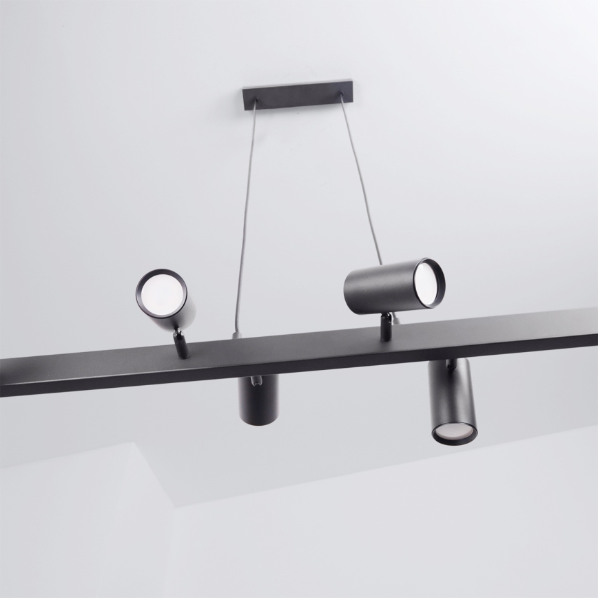 Brilagi - SELE Cable Pendant Light 6x GU10/30W/230V Black