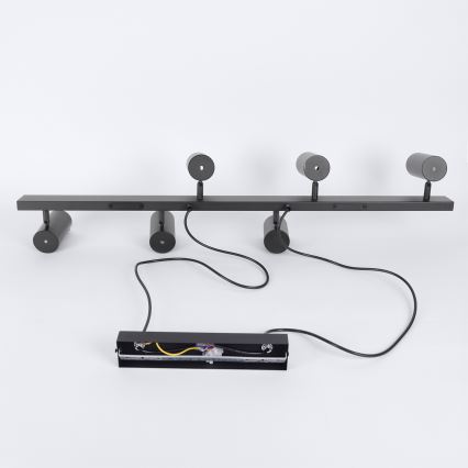 Brilagi - SELE Cable Pendant Light 6x GU10/30W/230V Black