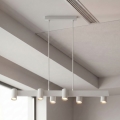 Brilagi - SELE cable pendant light, 6× GU10 (30W) 230V, white