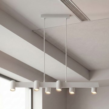 Brilagi - SELE cable pendant light, 6× GU10 (30W) 230V, white