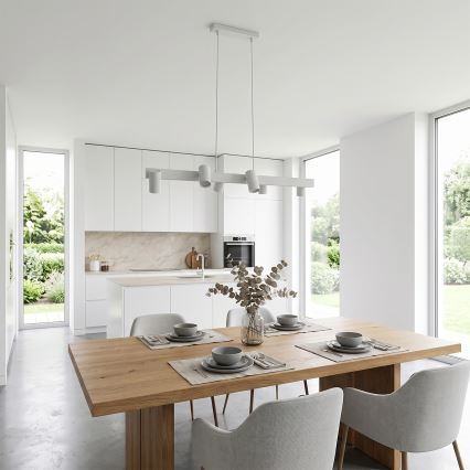 Brilagi - SELE cable pendant light, 6× GU10 (30W) 230V, white