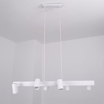 Brilagi - SELE cable pendant light, 6× GU10 (30W) 230V, white