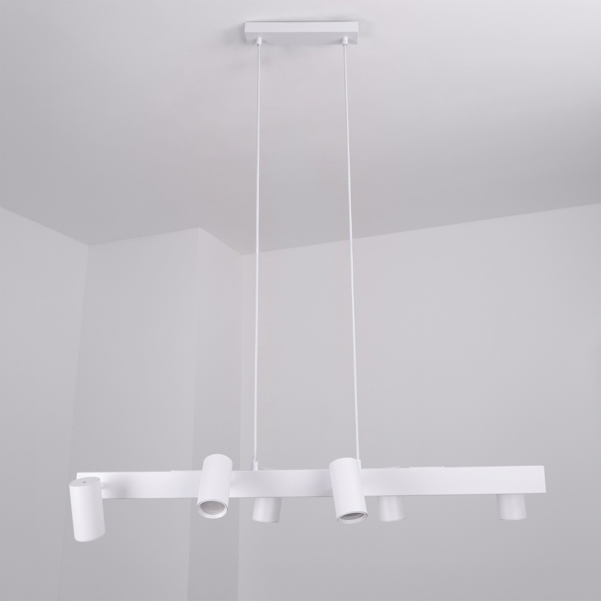 Brilagi - SELE cable pendant light, 6× GU10 (30W) 230V, white