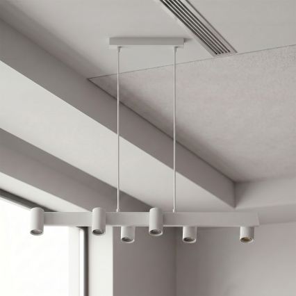 Brilagi - SELE cable pendant light, 6× GU10 (30W) 230V, white