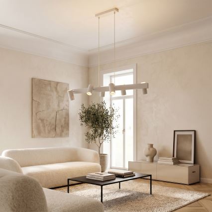 Brilagi - SELE cable pendant light, 6× GU10 (30W) 230V, white