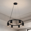 Brilagi - SELE Cable-Suspended Chandelier 6x GU10/30W/230V, Black