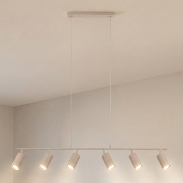 Brilagi - SELE Cable-Suspended Pendant Light, 6x GU10/30W/230V, Beige
