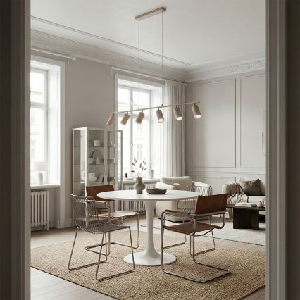 Brilagi - SELE Cable-Suspended Pendant Light, 6x GU10/30W/230V, Beige
