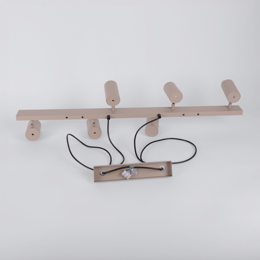Brilagi - SELE Cable-suspended pendant light 6xGU10/30W/230V Beige