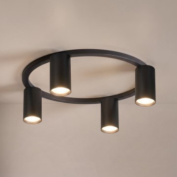Brilagi - SELE Ceiling Light 4xGU10/30W/230V, Black