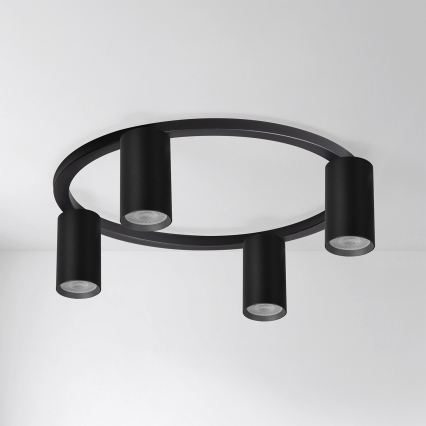 Brilagi - SELE Ceiling Light 4xGU10/30W/230V, Black