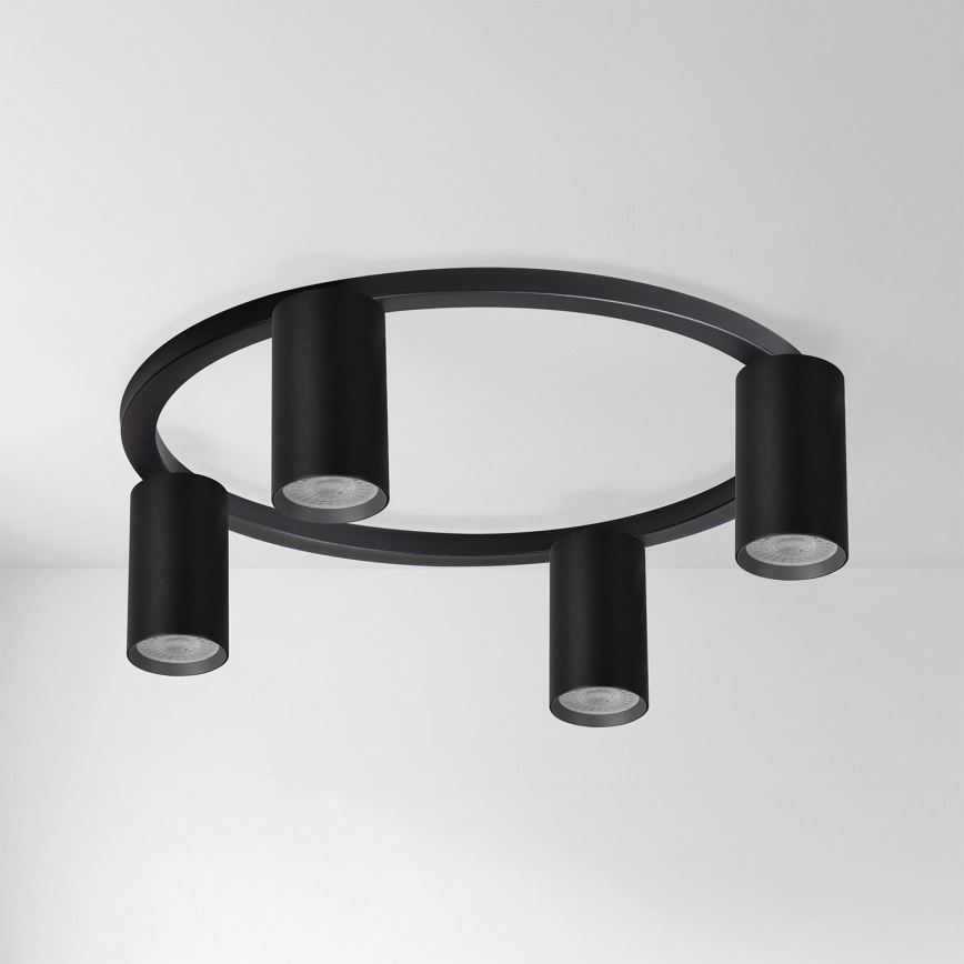 Brilagi - SELE Ceiling Light 4xGU10/30W/230V, Black