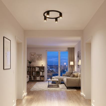BRILAGI - SELE Ceiling Light 4xGU10/30W/230V, Black