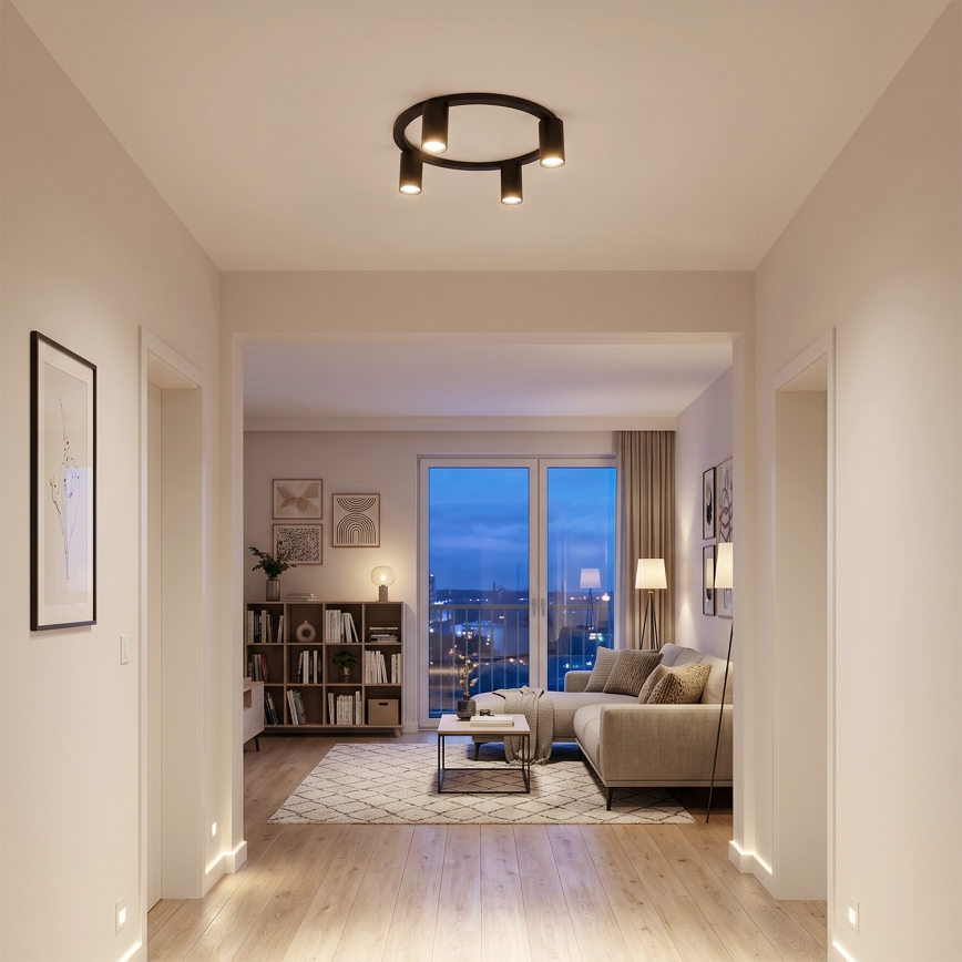 BRILAGI - SELE Ceiling Light 4xGU10/30W/230V, Black