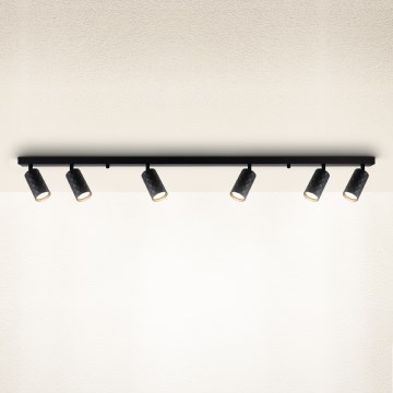 Brilagi - SELE DIAMANT 6xGU10/30W/230V Black Spotlight