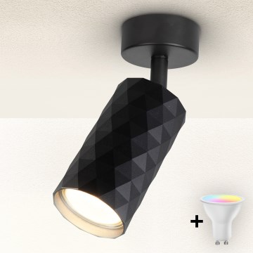 Brilagi - SELE DIAMANT LED RGBW Dimmable Spotlight 1xGU10/6,5W/230V 2700-6500K Wi-Fi black