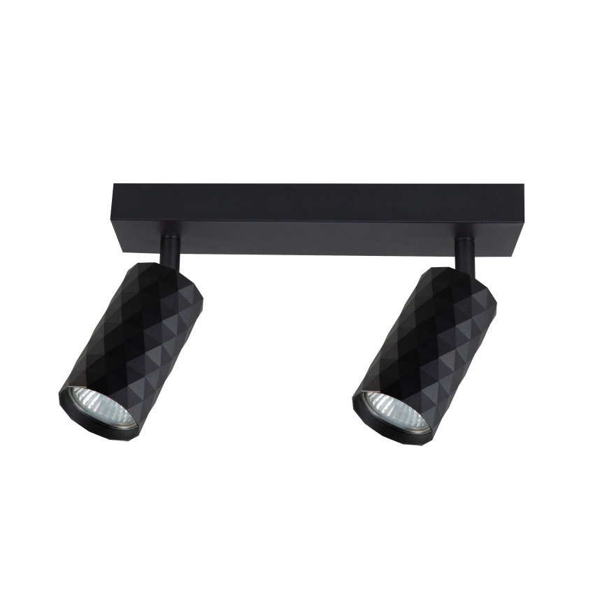 Brilagi - LED RGBW Dimmable Spotlight SELE DIAMANT 2xGU10/4,8W/230V 3000K Black + Remote Control