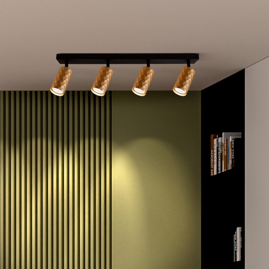 Brilagi - LED RGBW Dimmable Spotlight SELE DIAMANT 4xGU10/6,5W/230V 2700-6500K Wi-Fi gold