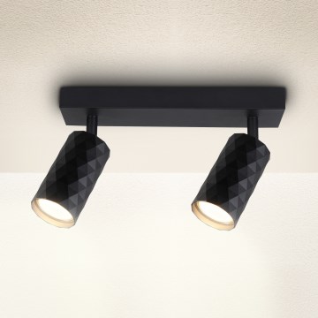 Brilagi - SELE DIAMANT Spotlight 2xGU10/30W/230V Black