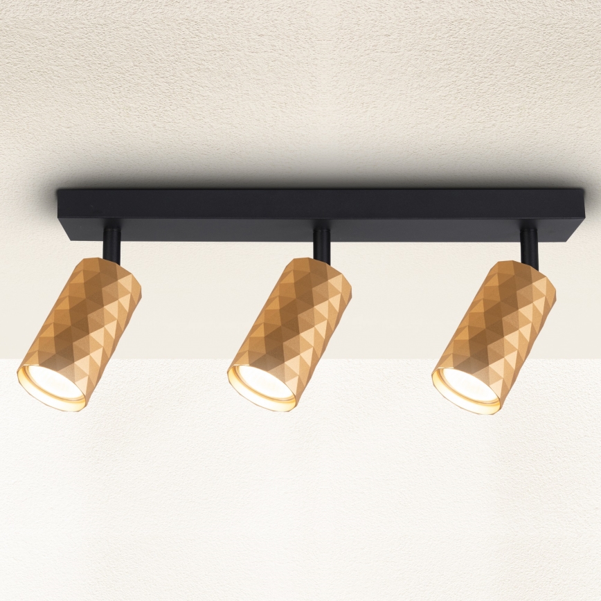 Brilagi - SELE DIAMANT spotlight 3xGU10/30W/230V gold