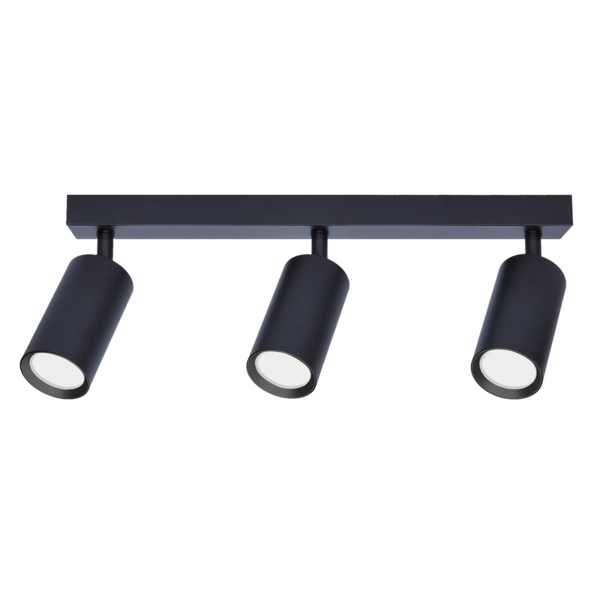 Brilagi - SELE LED RGBW Dimmable Spotlight 3xGU10/4,8W/230V 3000K Black + Remote Control