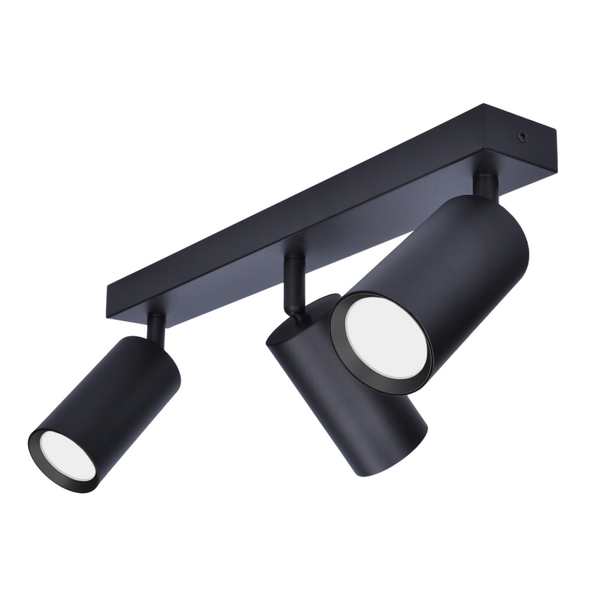 Brilagi - SELE LED RGBW Dimmable Spotlight 3xGU10/4,8W/230V 3000K Black + Remote Control