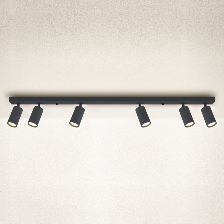 Brilagi - SELE Dimmable LED Spotlight 6xGU10/6,5W/230V 2700-6500K Anthracite