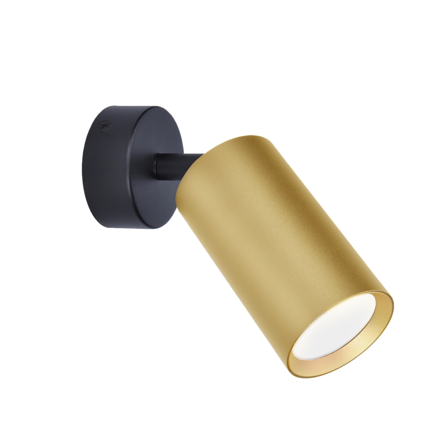 Brilagi - SELE GOLDEN LED RGBW Dimmable Spotlight 1xGU10/4,8W/230V 3000K Black/Gold + Remote Control