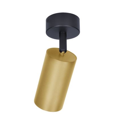 Brilagi - SELE GOLDEN LED RGBW Dimmable Spotlight 1xGU10/4,8W/230V 3000K Black/Gold + Remote Control