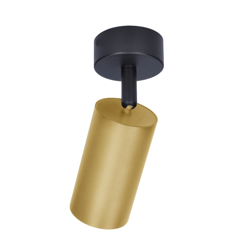 Brilagi - SELE GOLDEN LED RGBW Dimmable Spotlight 1xGU10/4,8W/230V 3000K Black/Gold + Remote Control