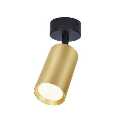 Brilagi - SELE GOLDEN LED RGBW Dimmable Spotlight 1xGU10/6W/230V 3000K Black/Gold + Remote Control