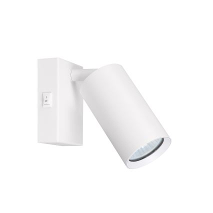 BRILAGI - SELE LED RGBW dimmable wall spotlight with switch 1xGU10/4,8W/230V 3000K white + remote control