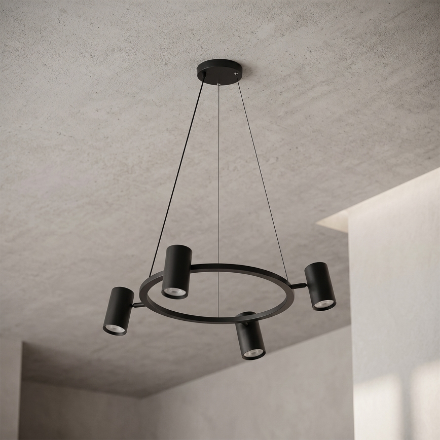 BRILAGI - SELE LED RGBW Dimmable Cable Pendant 4xGU10/6.5W/230V 2700-6500K Black