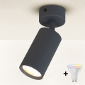 Brilagi - SELE LED RGBW Dimmable Spotlight 1xGU10/4,8W/230V 3000K Anthracite + Remote Control