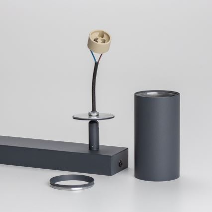 Brilagi - LED RGBW Dimmable Spotlight SELE 2xGU10/6W/230V 3000K Anthracite + Remote Control