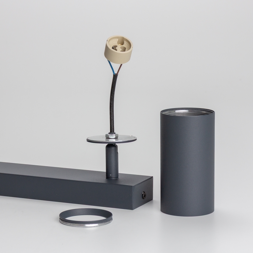 Brilagi - LED RGBW Dimmable Spotlight SELE 2xGU10/6W/230V 3000K Anthracite + Remote Control