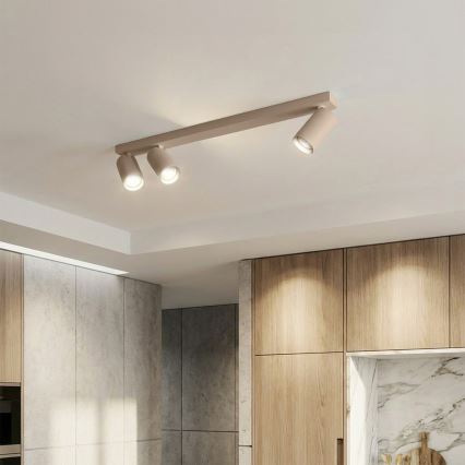Brilagi - SELE LONG Spotlight 3xGU10/30W/230V Beige