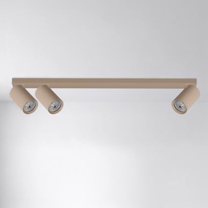 Brilagi - SELE LONG Spotlight 3xGU10/30W/230V Beige