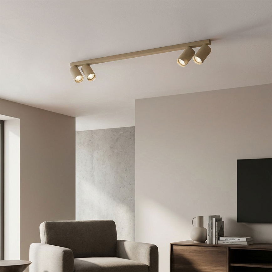 Brilagi - SELE LONG spotlight 4xGU10/30W/230V beige