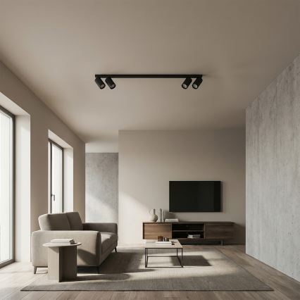 Brilagi - SELE LONG spotlight 4xGU10/30W/230V black