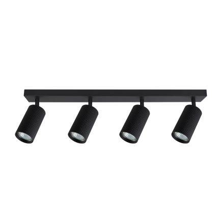 Brilagi - SELE MODERN LED RGBW Dimmable 4-Light Spotlight GU10/4,8W/230V 3000K Black + Remote Control