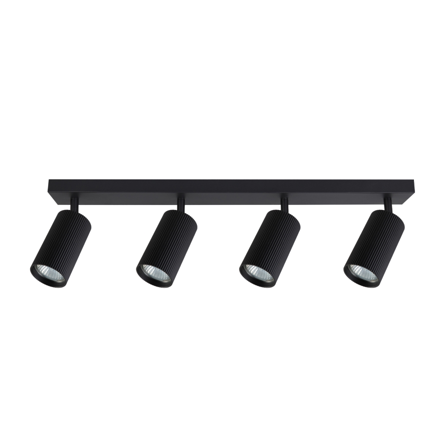 Brilagi - SELE MODERN LED RGBW Dimmable 4-Light Spotlight GU10/4,8W/230V 3000K Black + Remote Control
