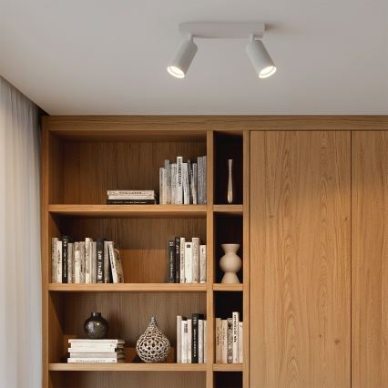 Brilagi - SELE MODERN LED RGBW Dimmable Spotlight, 2x GU10/4,8W/230V, 3000K, White + Remote Control
