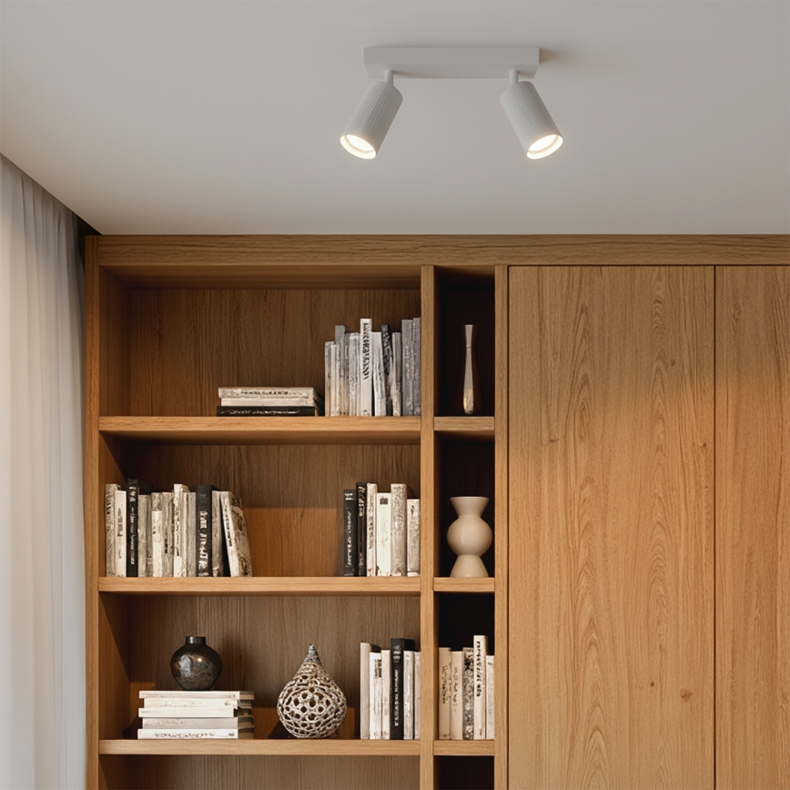 Brilagi - SELE MODERN LED RGBW Dimmable Spotlight, 2x GU10/4,8W/230V, 3000K, White + Remote Control