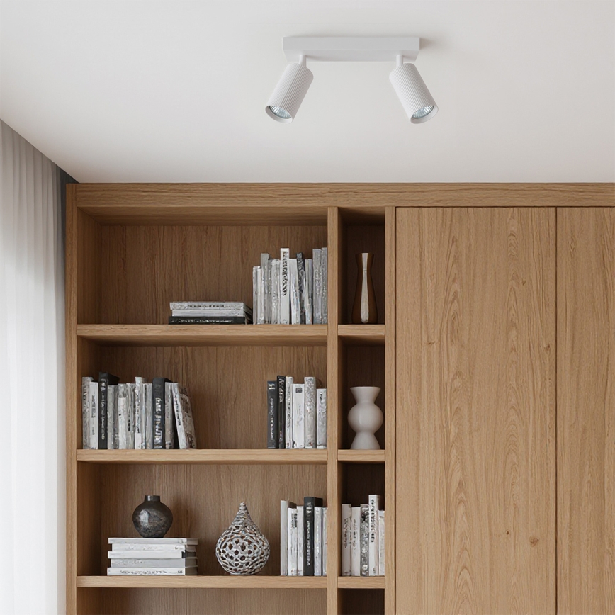 Brilagi - SELE MODERN LED RGBW Dimmable Spotlight, 2x GU10/4,8W/230V, 3000K, White + Remote Control