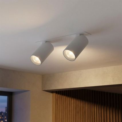 Brilagi - SELE Recessed Ceiling Light 2xGU10/30W/230V White