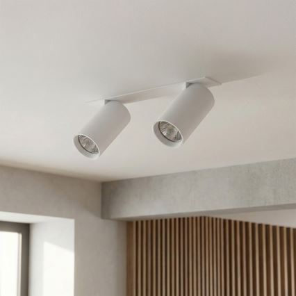 Brilagi - SELE Recessed Ceiling Light 2xGU10/30W/230V White